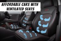 Ventilated seats