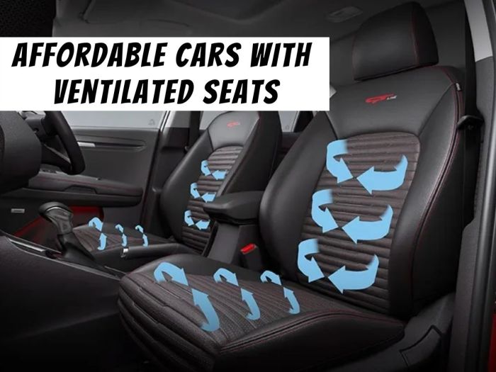 Ventilated seats